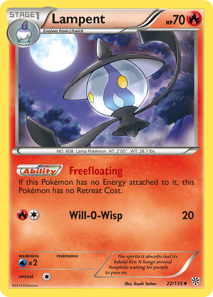 Lampent card