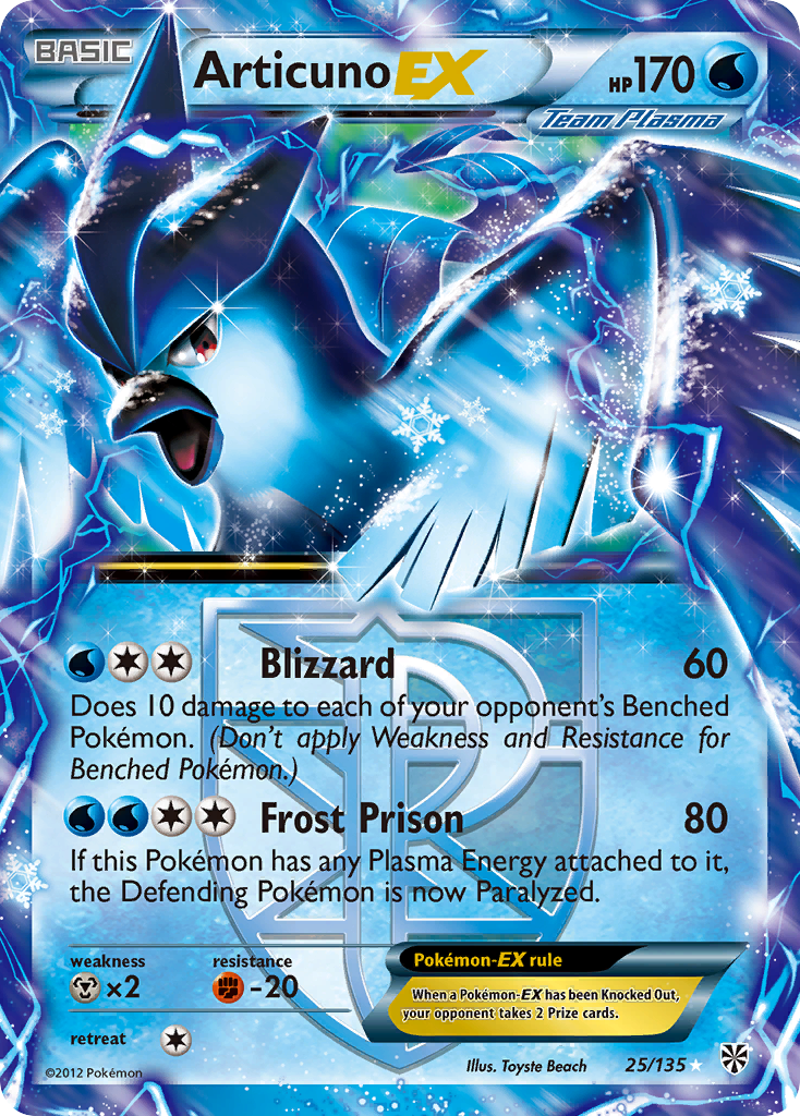 Articuno EX card