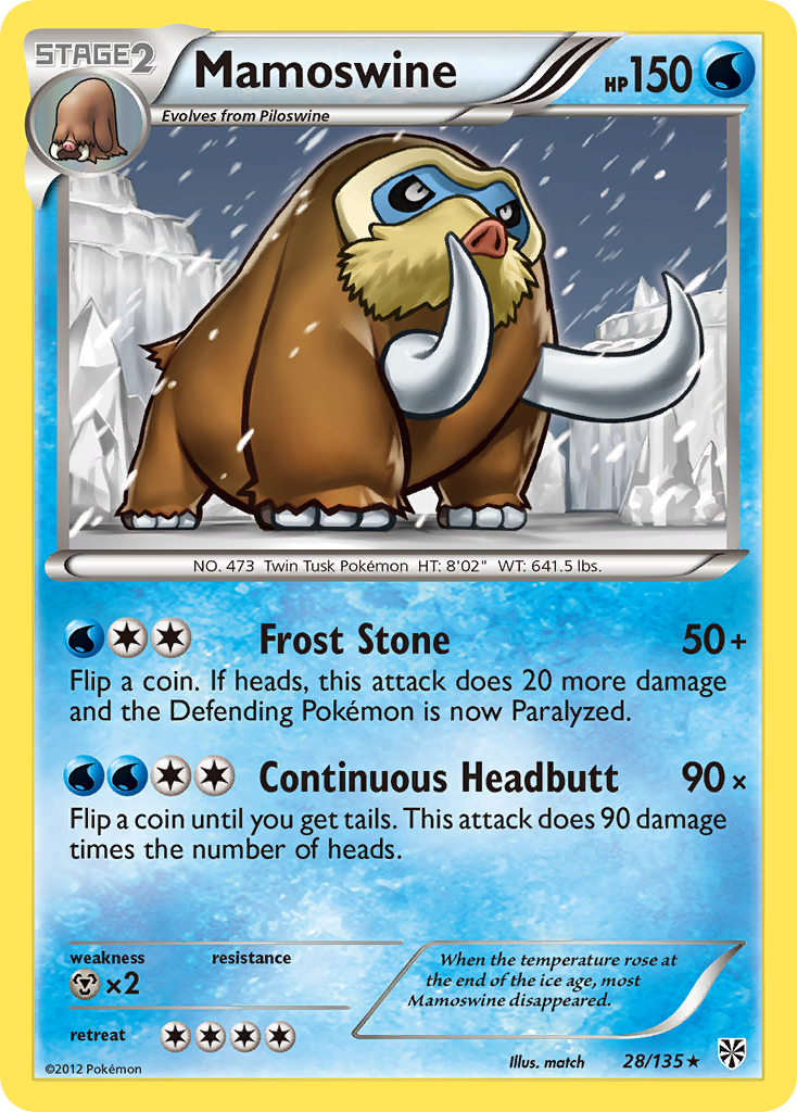 Mamoswine card