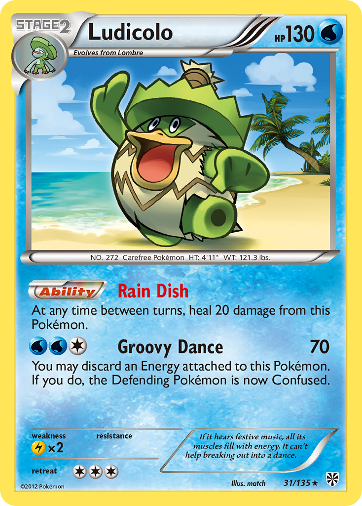 Ludicolo card