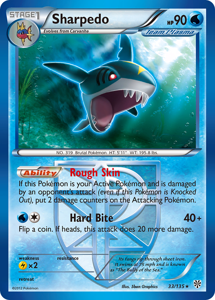 Sharpedo card