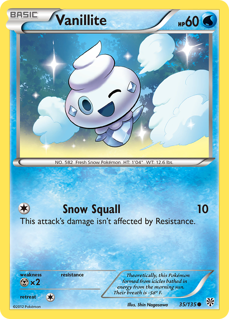 Vanillite card