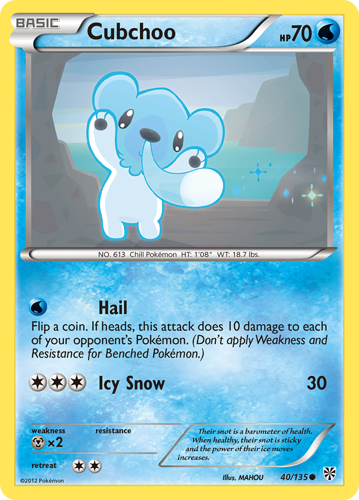 Cubchoo card