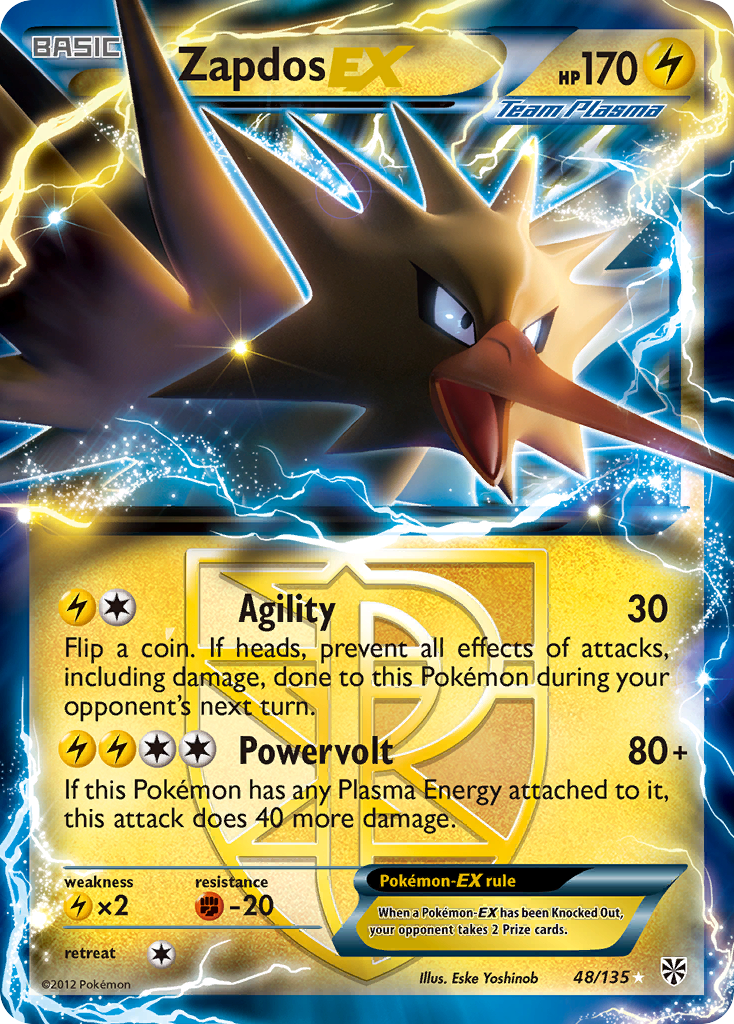 Zapdos EX card