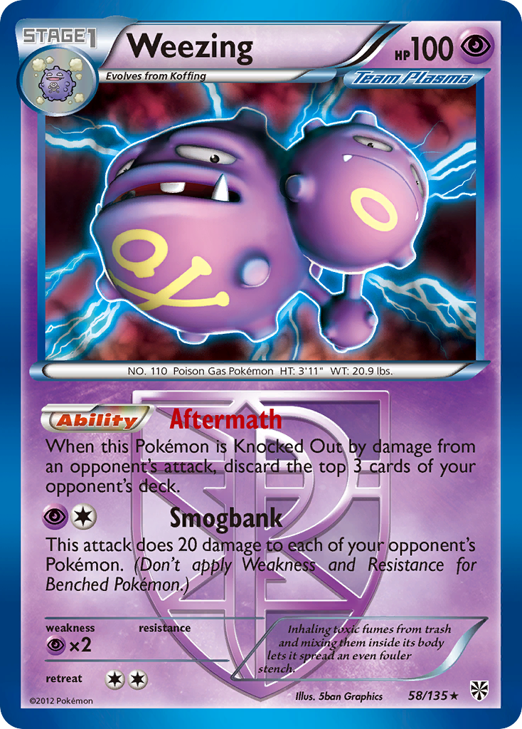 Weezing card