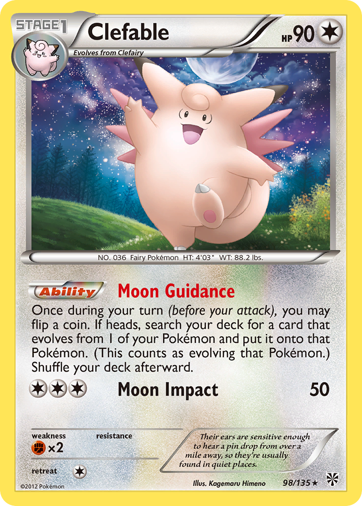 Clefable card