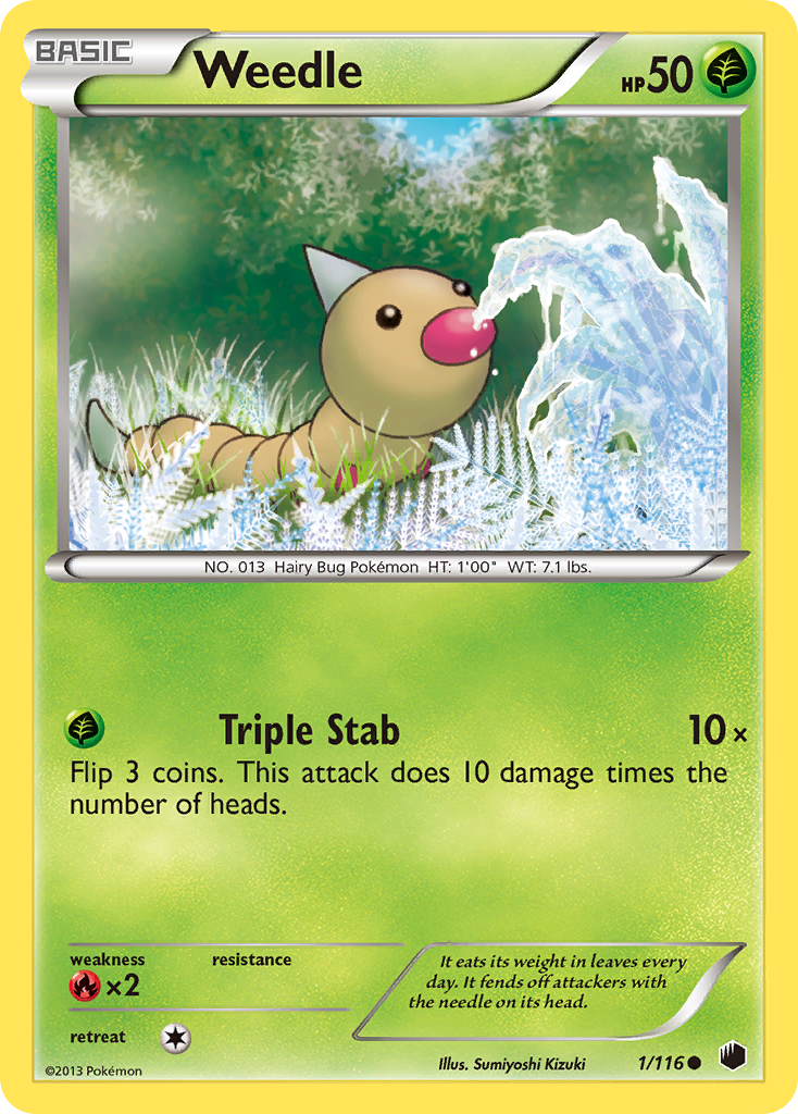 Weedle card