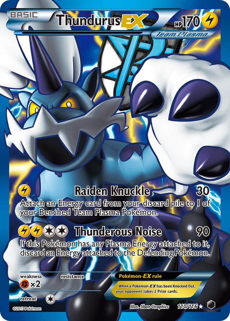 Thundurus EX card