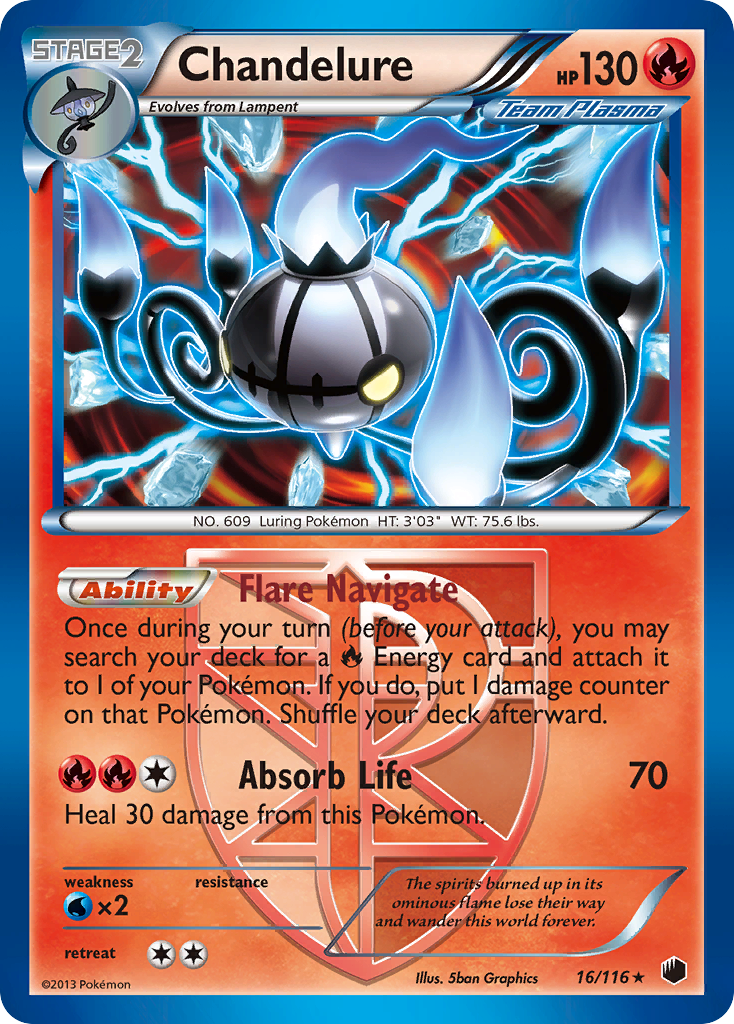 Chandelure card