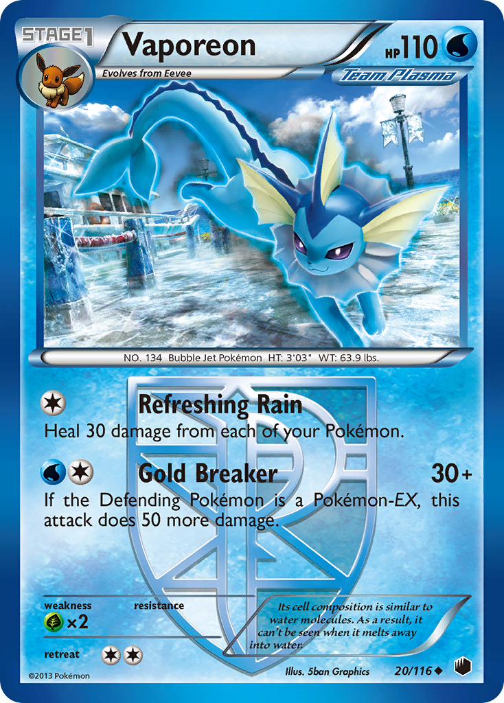 Vaporeon card