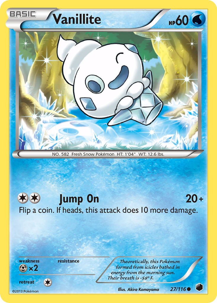 Vanillite card