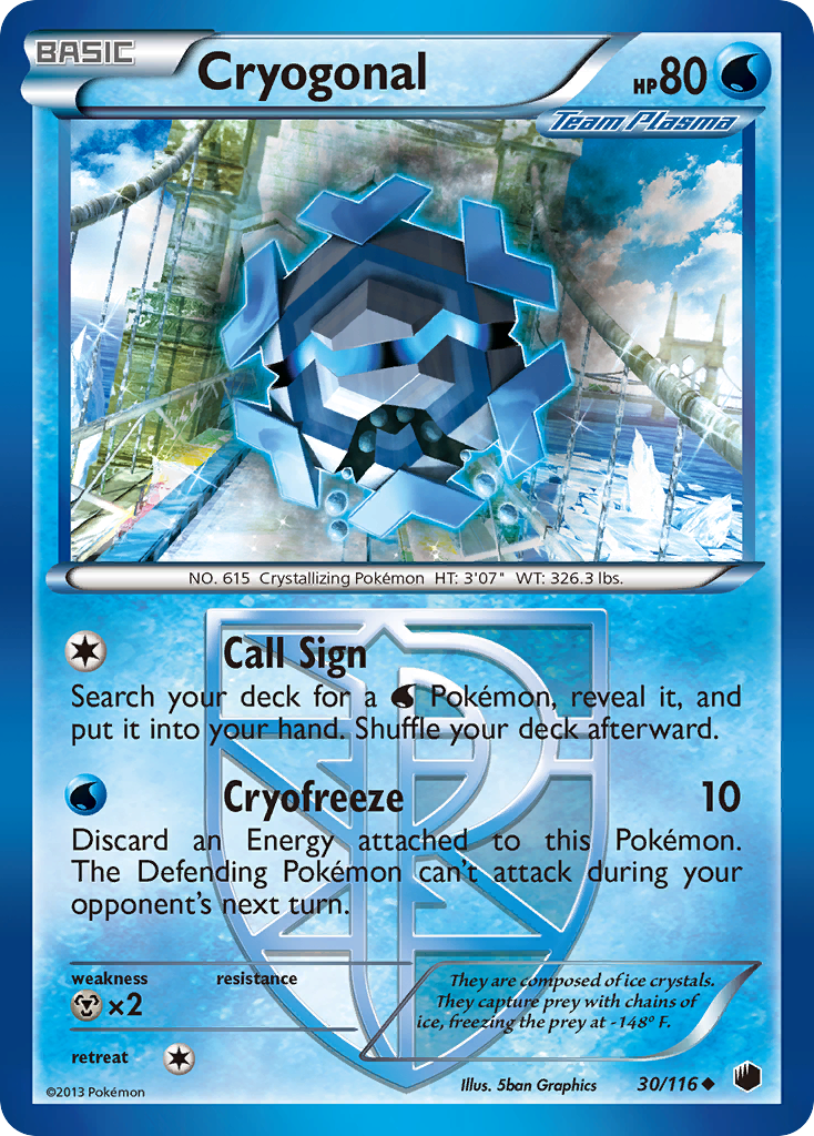 Cryogonal card