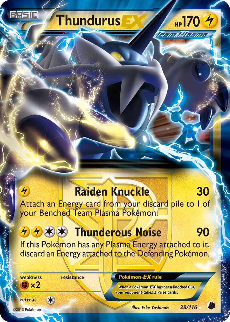 Thundurus EX card