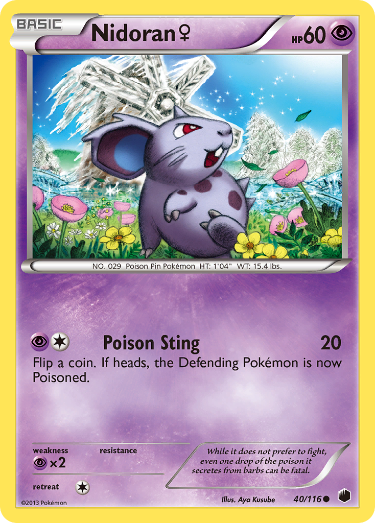 Nidoran ♀ card