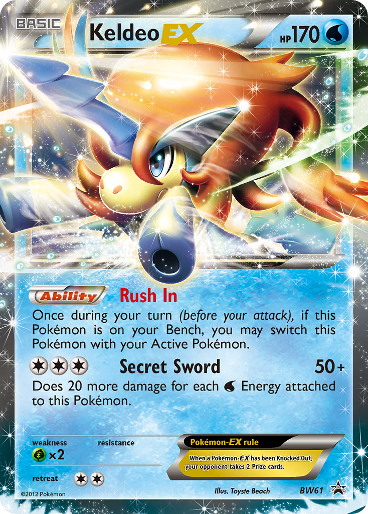 Keldeo EX card