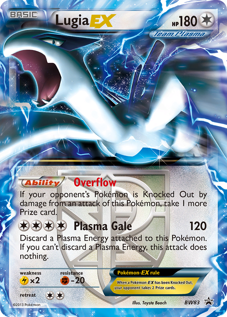 Lugia EX card