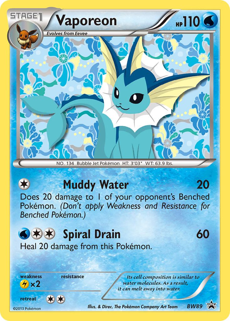 Vaporeon card