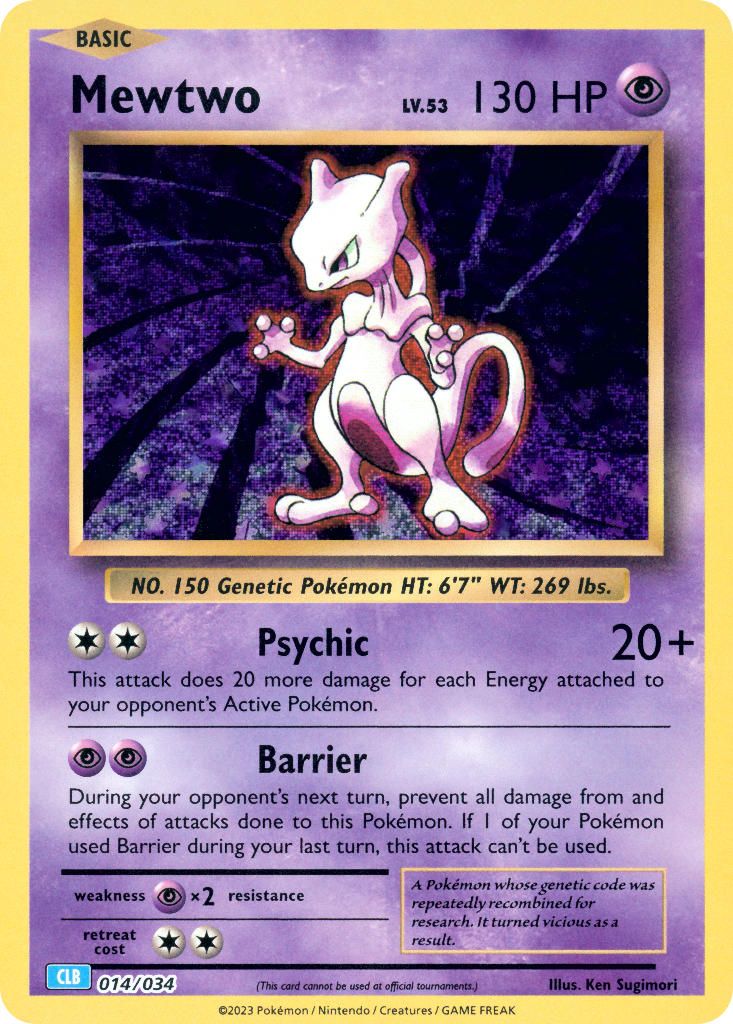 Mewtwo card