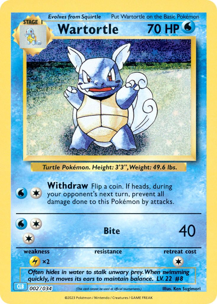 Wartortle card