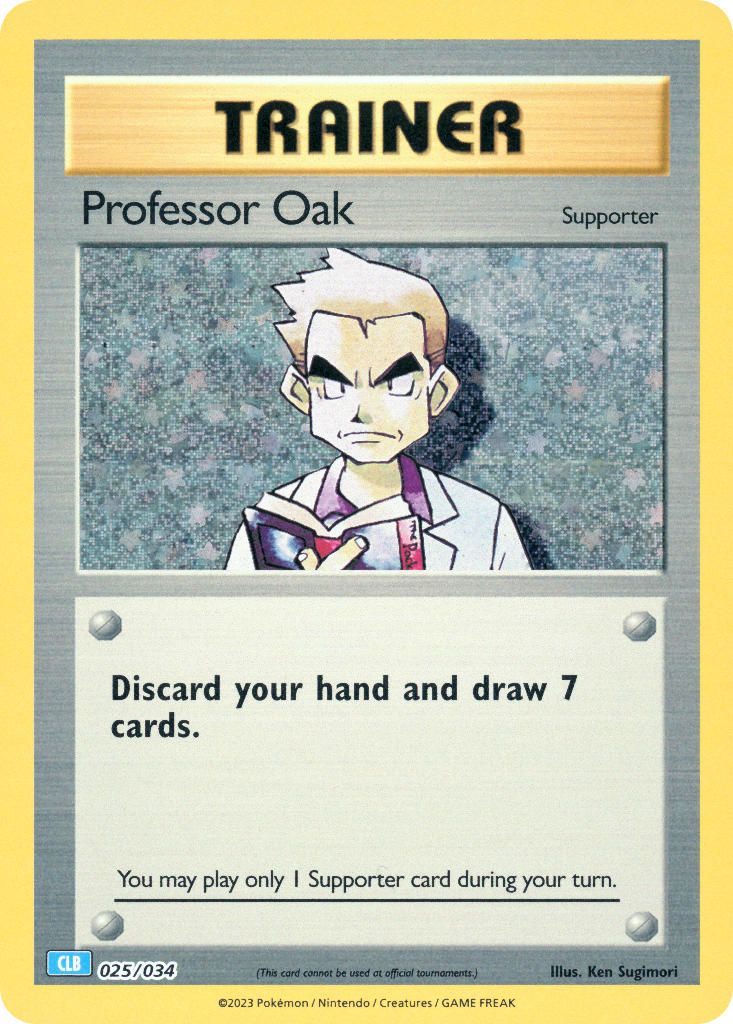 Professor Oak card