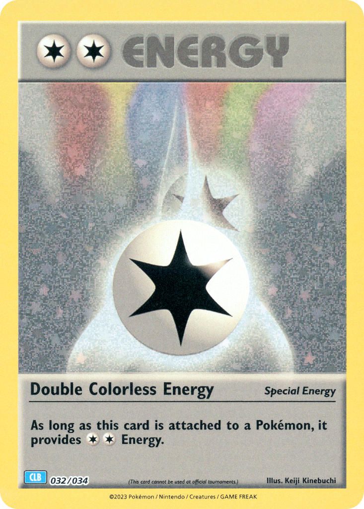 Double Colorless Energy card