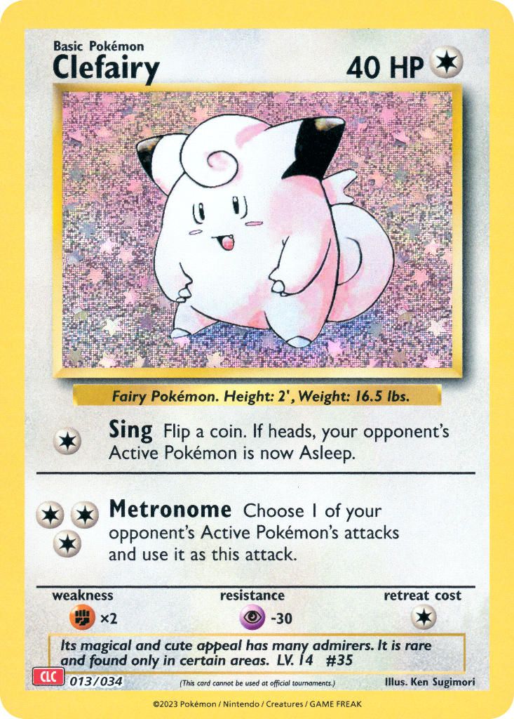 Clefairy card