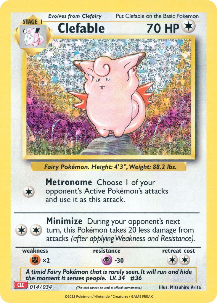 Clefable card