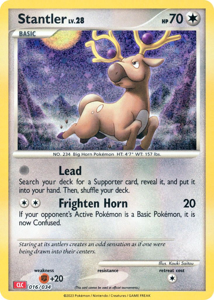 Stantler card