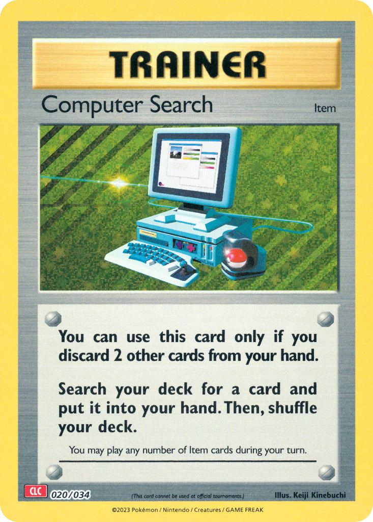 Computer Search card