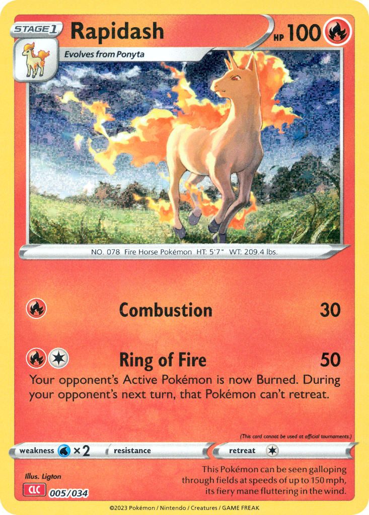 Rapidash card