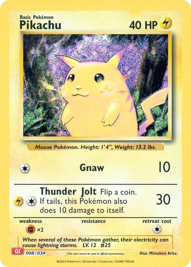 Pikachu card