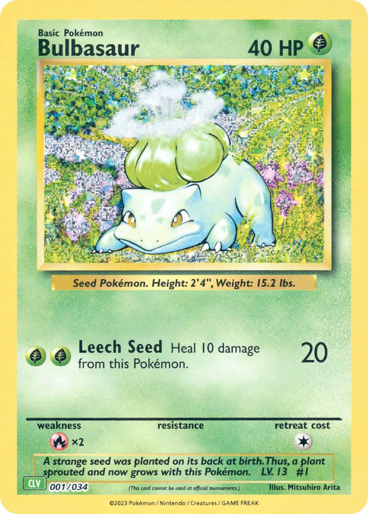 Bulbasaur card