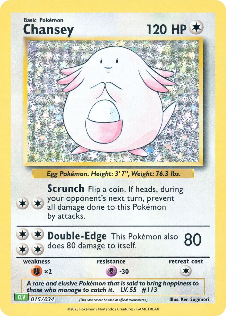 Chansey card