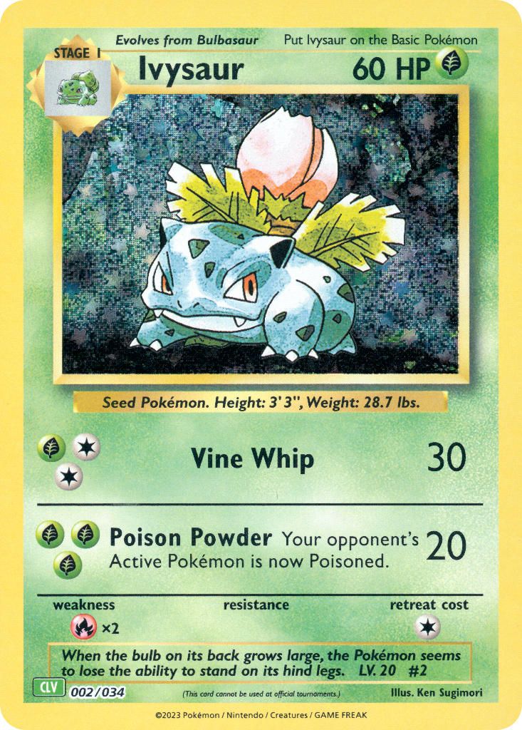 Ivysaur card