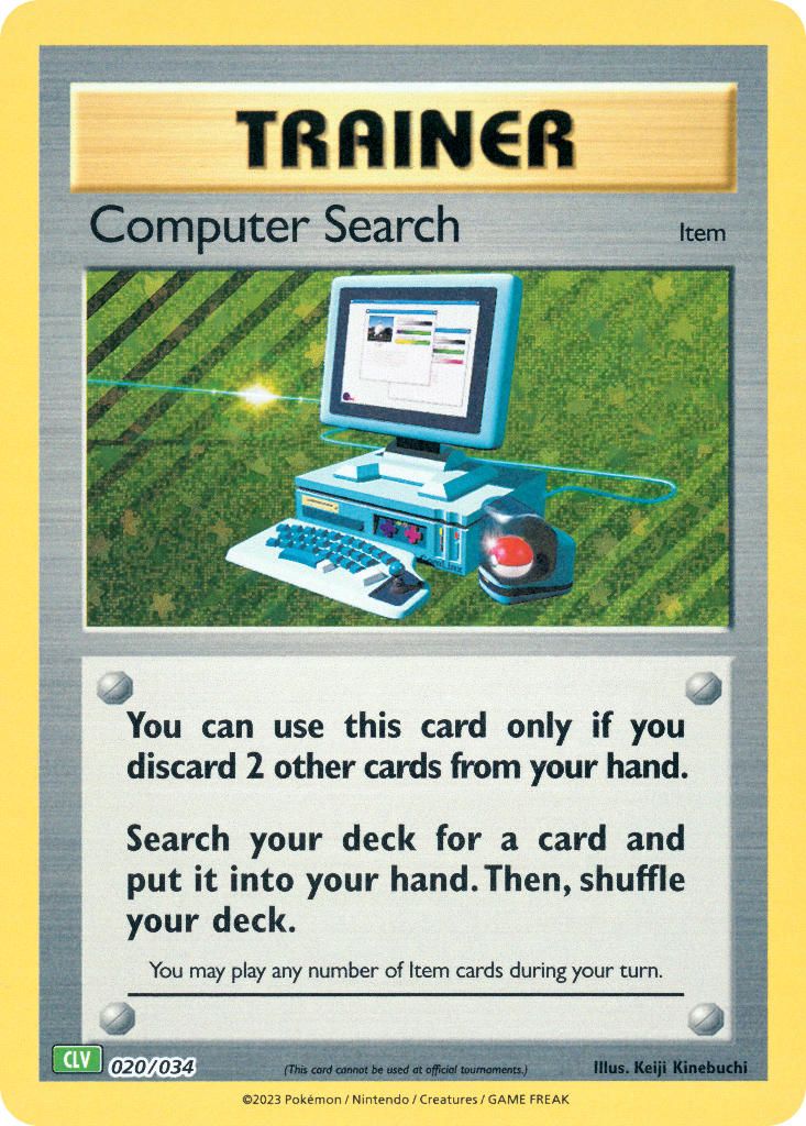 Computer Search card