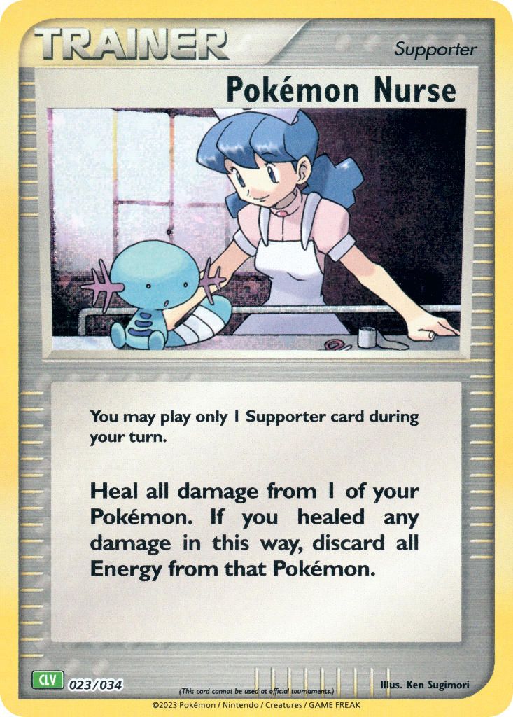 Pokémon Nurse card