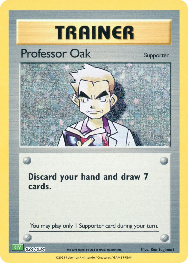 Professor Oak card