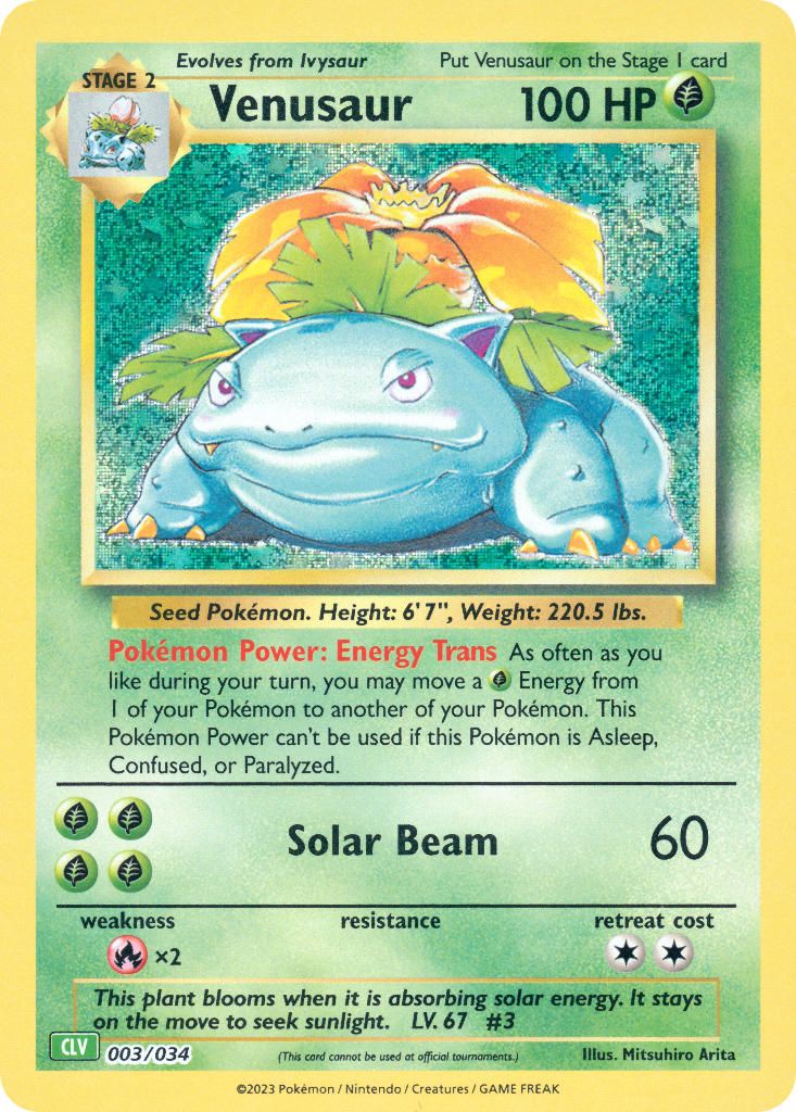 Venusaur card