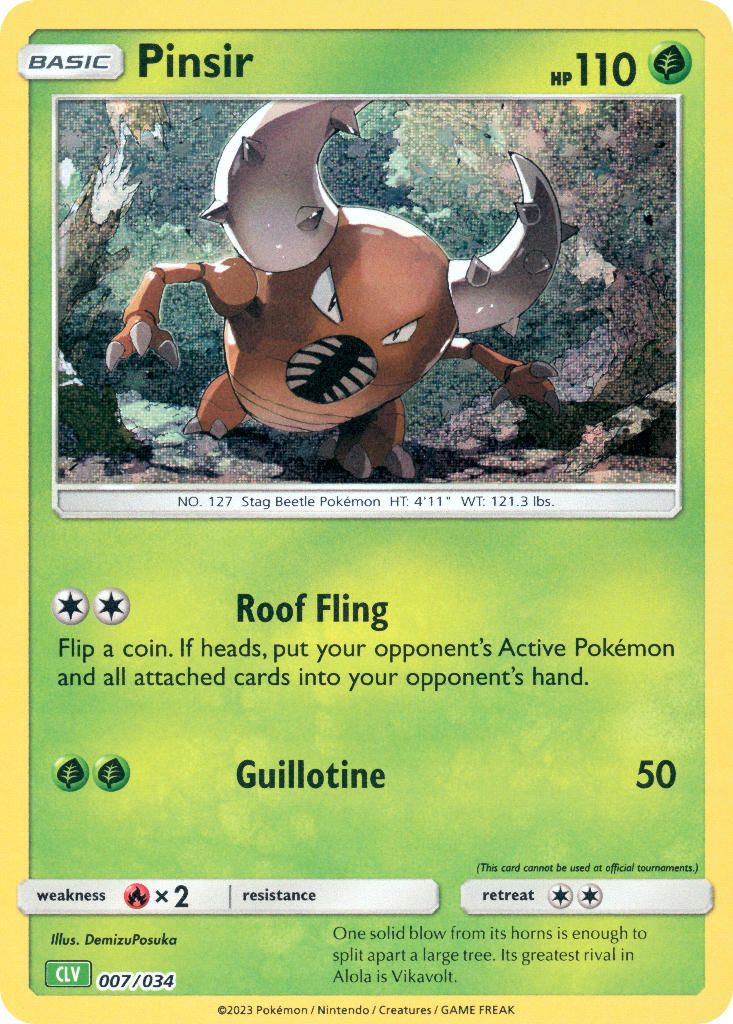 Pinsir card