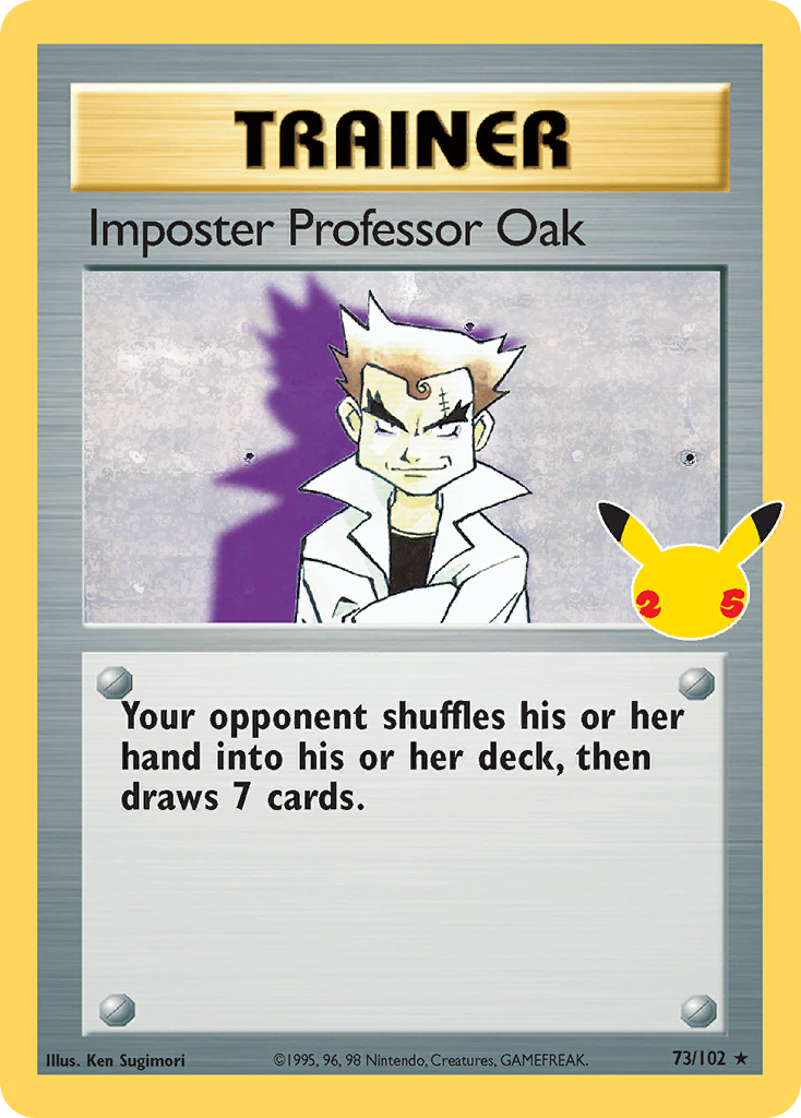 Imposter Professor Oak card