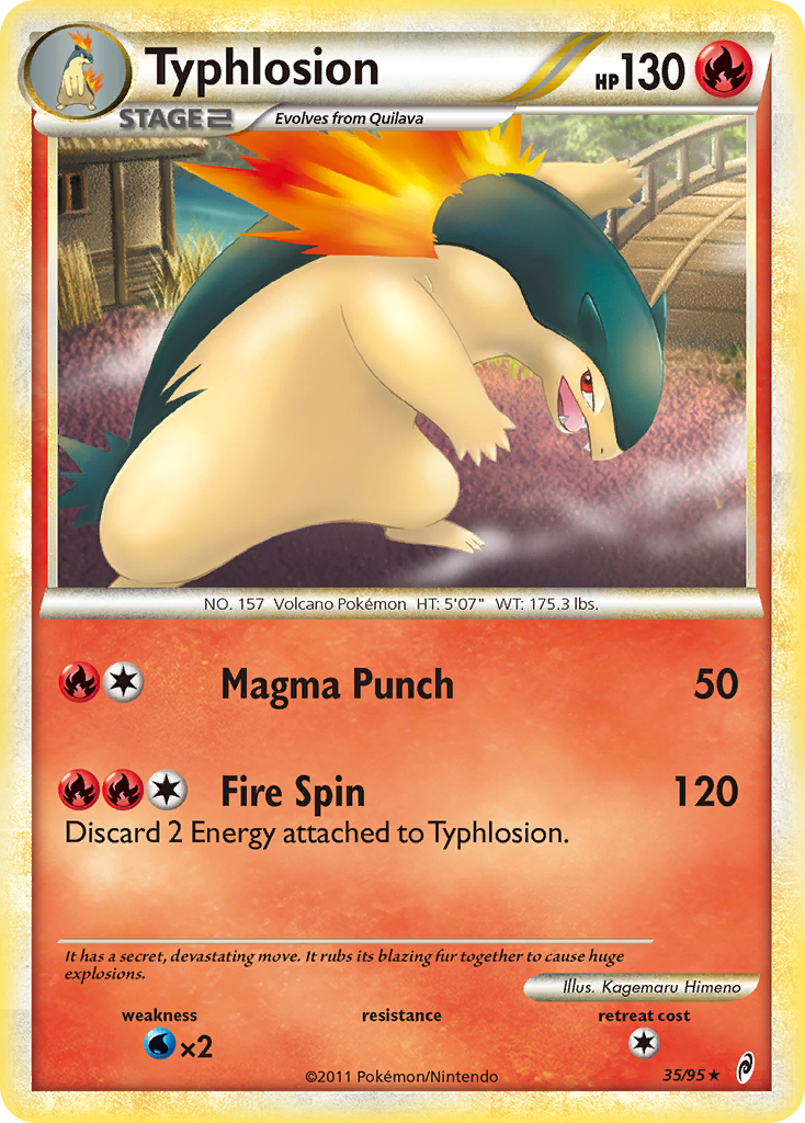 Typhlosion card