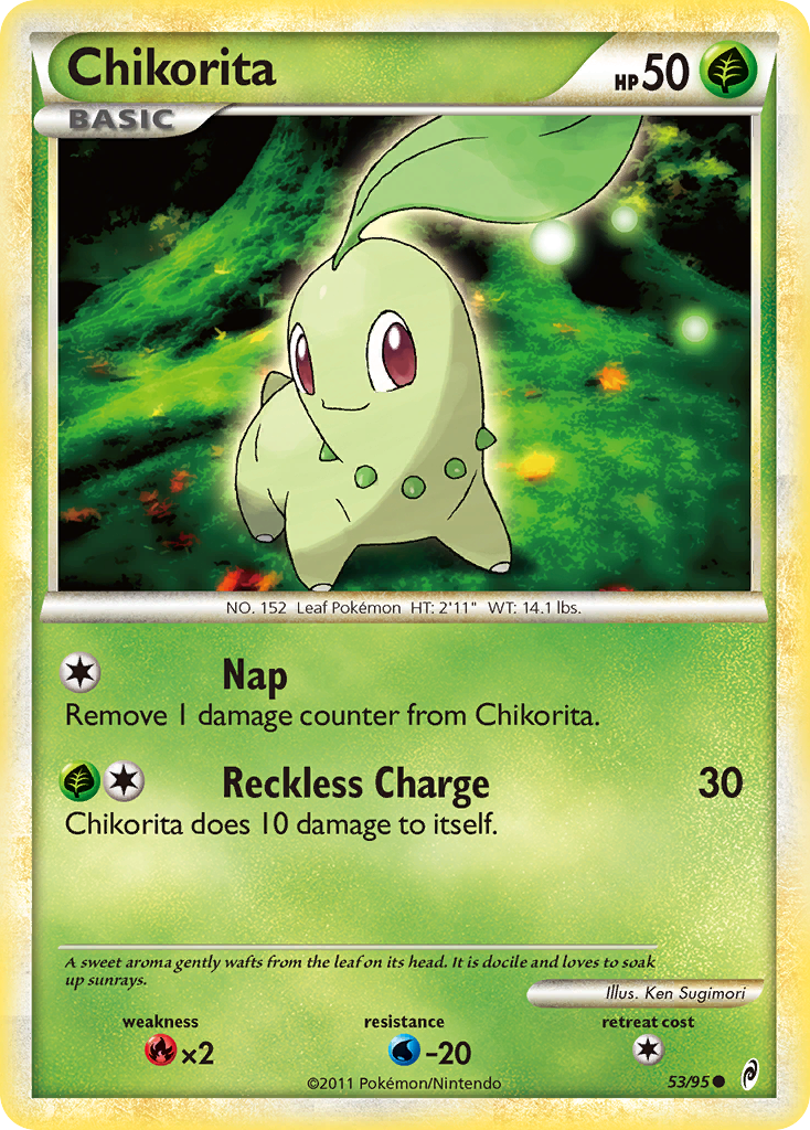 Chikorita card