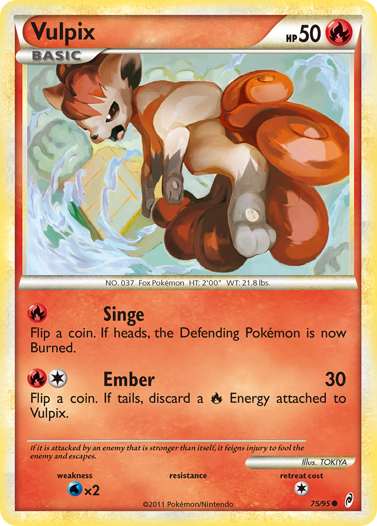 Vulpix card