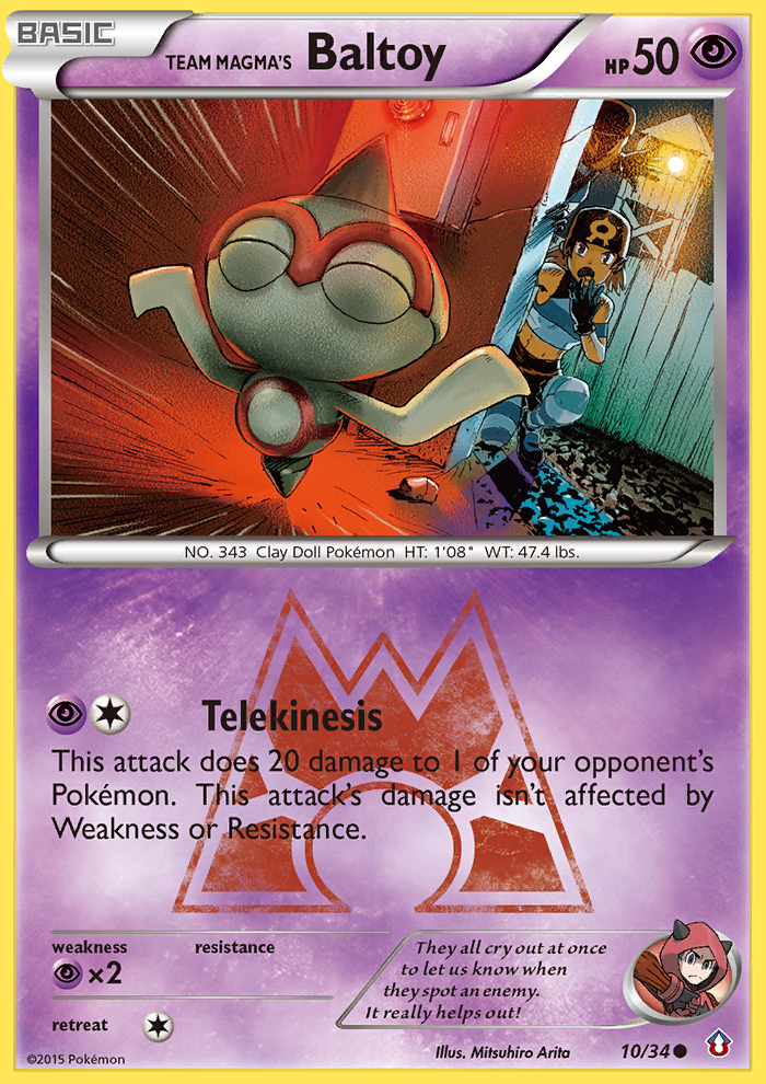 Team Magma's Baltoy card