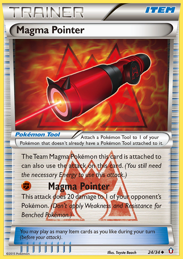 Magma Pointer card