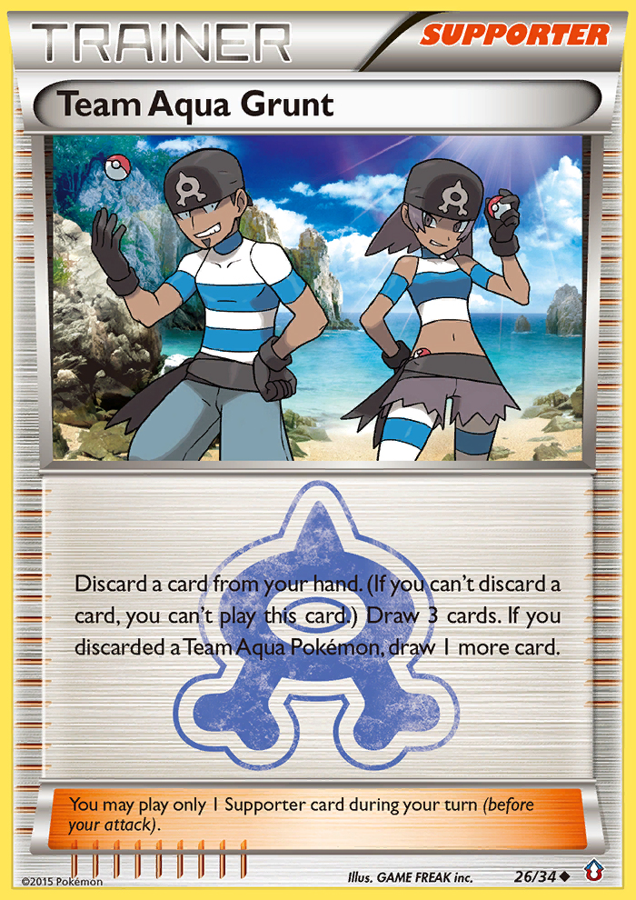 Team Aqua Grunt card