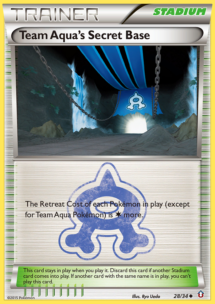 Team Aqua's Secret Base card