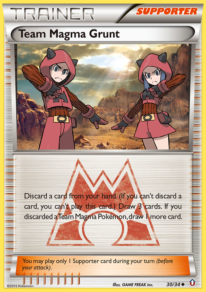 Team Magma Grunt card