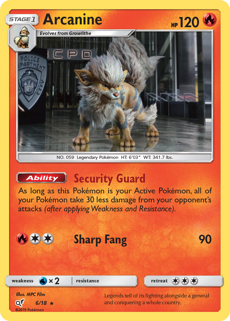 Arcanine card