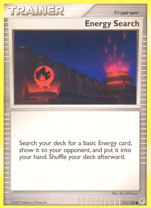 Energy Search card